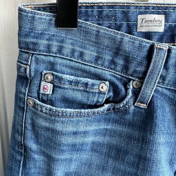 AG Adriano Goldschmied The Tomboy Relaxed Straight Crop Jeans - Picture 5 of 10